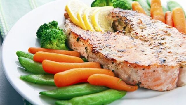 ikan dan sayuran untuk diet ketogenik
