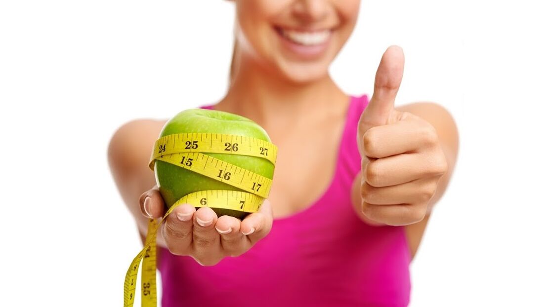 sebuah apel dan satu sentimeter untuk menurunkan berat badan dalam seminggu sebesar 5 kg